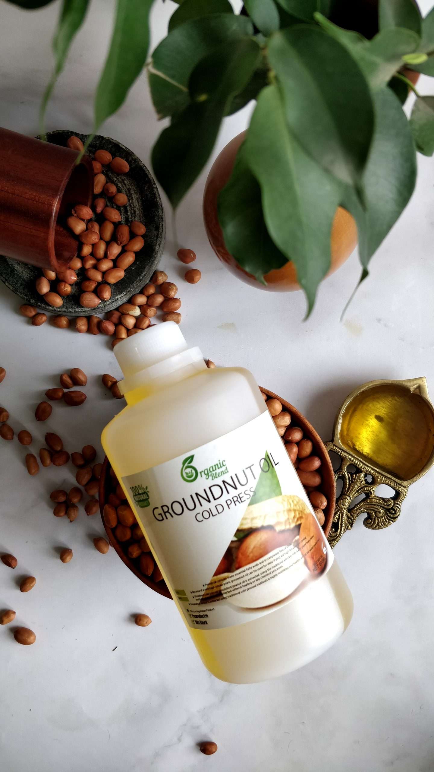 Cold Pressed Groundnut Oil – Organic Blend Products