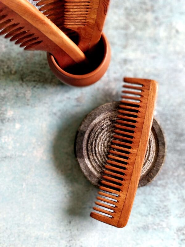 Neem Wood Classic Comb (Wide Tooth)