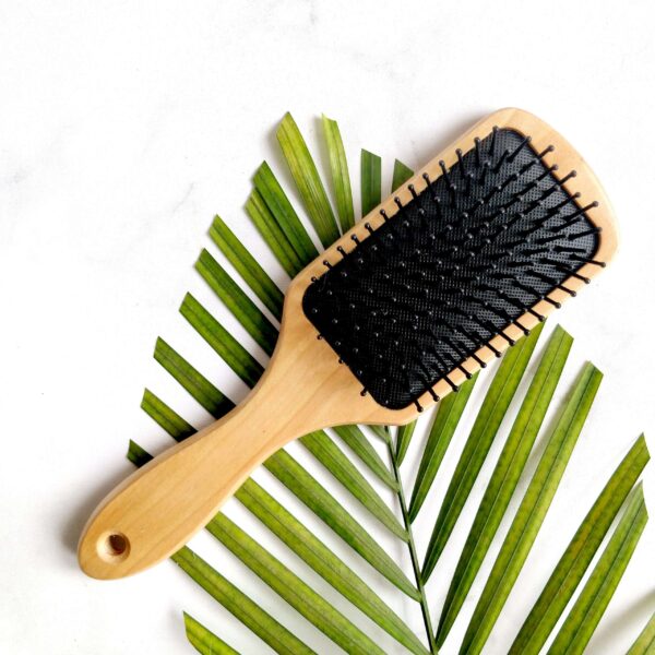 Wooden Paddle Brush  (Rectangle)